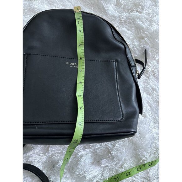 FIORELLI Black Anouk‎ small Black Backpack Purse Bag Minimalist main image 2